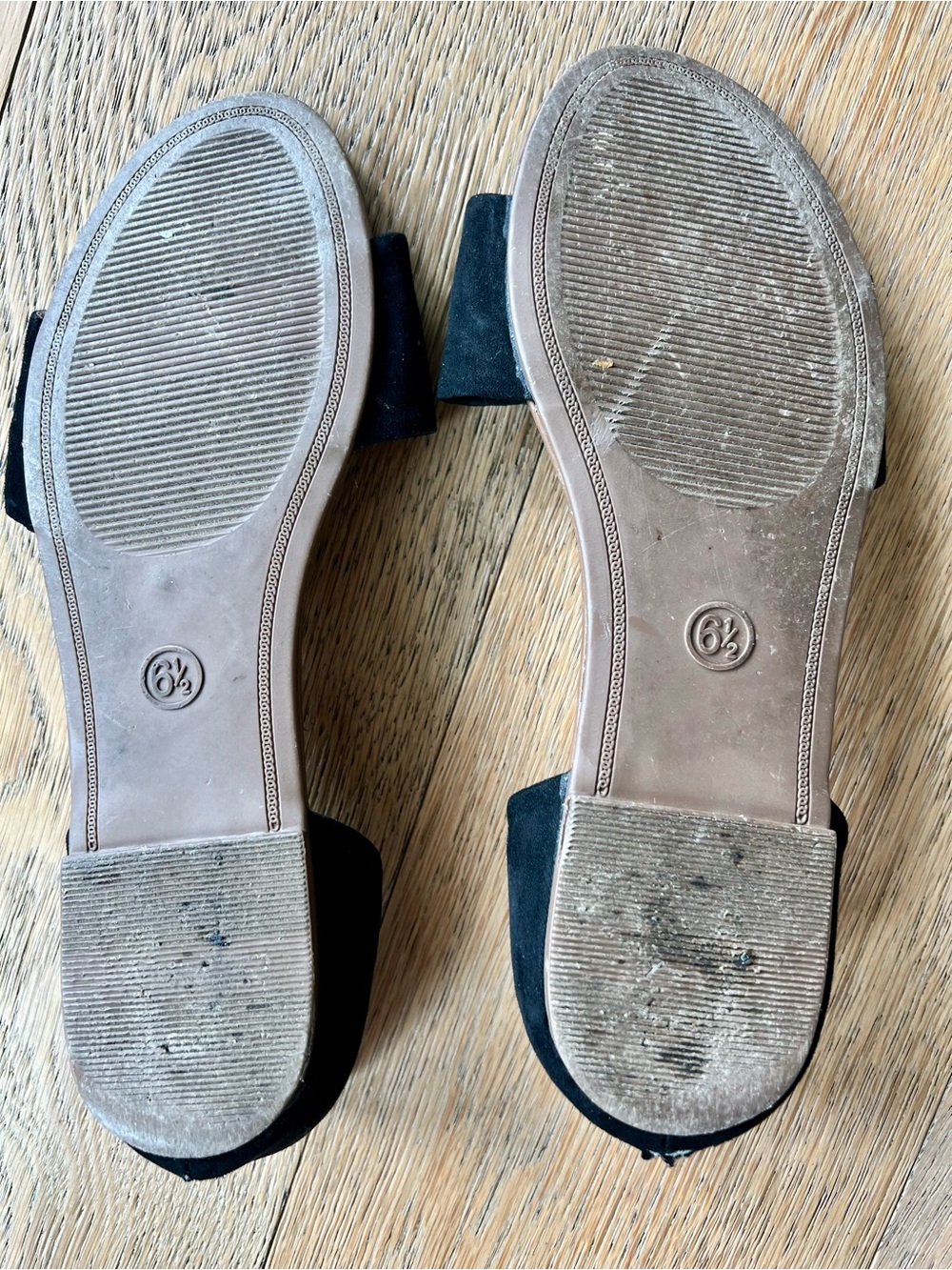 a new day Black Open-Toe D'Orsay Flat Sandals - Picture 3 of 3